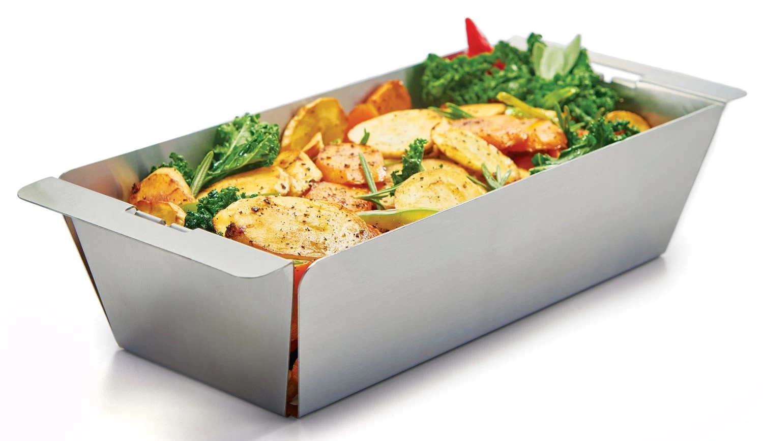 Broil King Narrow Gemüse Grillkorb Wok Edelstahl 36,8 X 16,5 X 8,9 Cm 4 Broil King Narrow Gemüse Grillkorb Wok Edelstahl 36,8 X 16,5 X 8,9 Cm – Bild 2