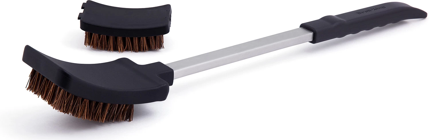 Broil King Grillbürste Baron 47cm Mit Palmyra Borsten + Ersatzkopf 3 Broil King Grillbürste Baron 47cm Mit Palmyra Borsten + Ersatzkopf