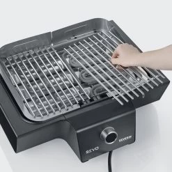 Severin Elektrogrill SEVO GT - Boost Zone 500°C - Mit Deckel - 3.000 W -Grillen Im Freien 21538 Severin Elektrogrill Sevo G pg8104 10 1590737703