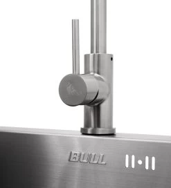 BULL Spülbecken In Der Größe S, 33 X 33 X 20 Cm, Inkl. Wasserhahn (für Warm/kalt) -Grillen Im Freien 21619 Bull Spuelbecken Groesse S Edelsta 4 1613487078