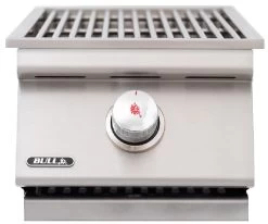 BULL Infrarot Einbau Seitenbrenner / Edelstahl / Slide-In