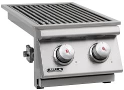 BULL Einbau Seitenbrenner Double / Edelstahl / Slide-In -Grillen Im Freien BULL Einschub Seitenbrenner Double Side links