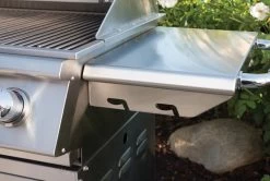 BULL Brahma - Gasgrill Mit Infrarot Backburner Und Rotisserie -Grillen Im Freien BULL Grills Edelstahl Seitenablage