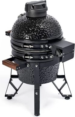 The Bastard Keramikgrill Classic Small - Schwarz Glänzend - Modell 2023 -Grillen Im Freien Bastard Grill Classic Small BC206 Deckelscharnier