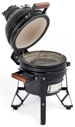 The Bastard Keramikgrill Classic Small - Schwarz Glänzend - Modell 2023 -Grillen Im Freien Bastard Grill Classic Small BC206 seitlich