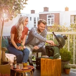 Big Green Egg Mini Keramikgrill Starter - Paket -Grillen Im Freien Big Green Egg Mini Balkongrill Kompaktgrill