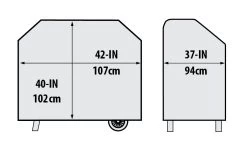Broil King Abdeckhaube Für Pellet Smoker Regal 400 -Grillen Im Freien Broil King Abdeckhaube Pelletsmoker Regal 400 Abmessungen