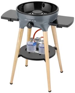 CADAC Gasgrill Citi Chef 40 FS BBQ / Dome Steel Grey, 30 Mbar 15 CADAC Gasgrill Citi Chef 40 FS BBQ / Dome Steel Grey, 30 Mbar -Grillen Im Freien CADAC Citi Chef 40 FS Steel Grey 2 Gaskartuschen