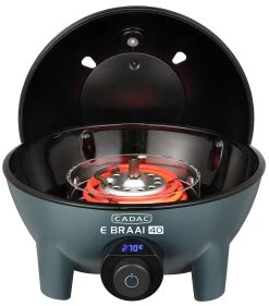 CADAC Elektrogrill Tischgrill E-Braai 40 BBQ / Dome Petrol -Grillen Im Freien CADAC Elektrogrill e braai 40 petrol Heizelement
