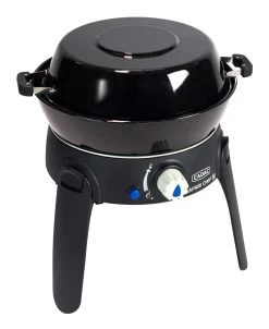 CADAC Camping Gasgrill Safari Chef 30 LP - 50mbar -Grillen Im Freien CADAC Safari Chef Deckel Pfanne