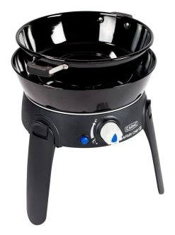 CADAC Camping Gasgrill Safari Chef 30 LP - 50mbar -Grillen Im Freien CADAC Safari Chef Pfanne