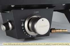 COZZE Pizzaofen Gas 34 Cm (13") - Inkl. Pizzastein -Grillen Im Freien COZZE PizzaofenGas Anschluss 3