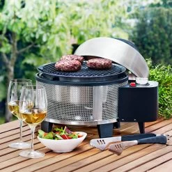 Cobb Grill PREMIER Gas Deluxe - Tischgrill / Campingrill Inkl. Griddle-Grillplatte -Grillen Im Freien Cobb Gasgrill Premier Gas Lifestyle