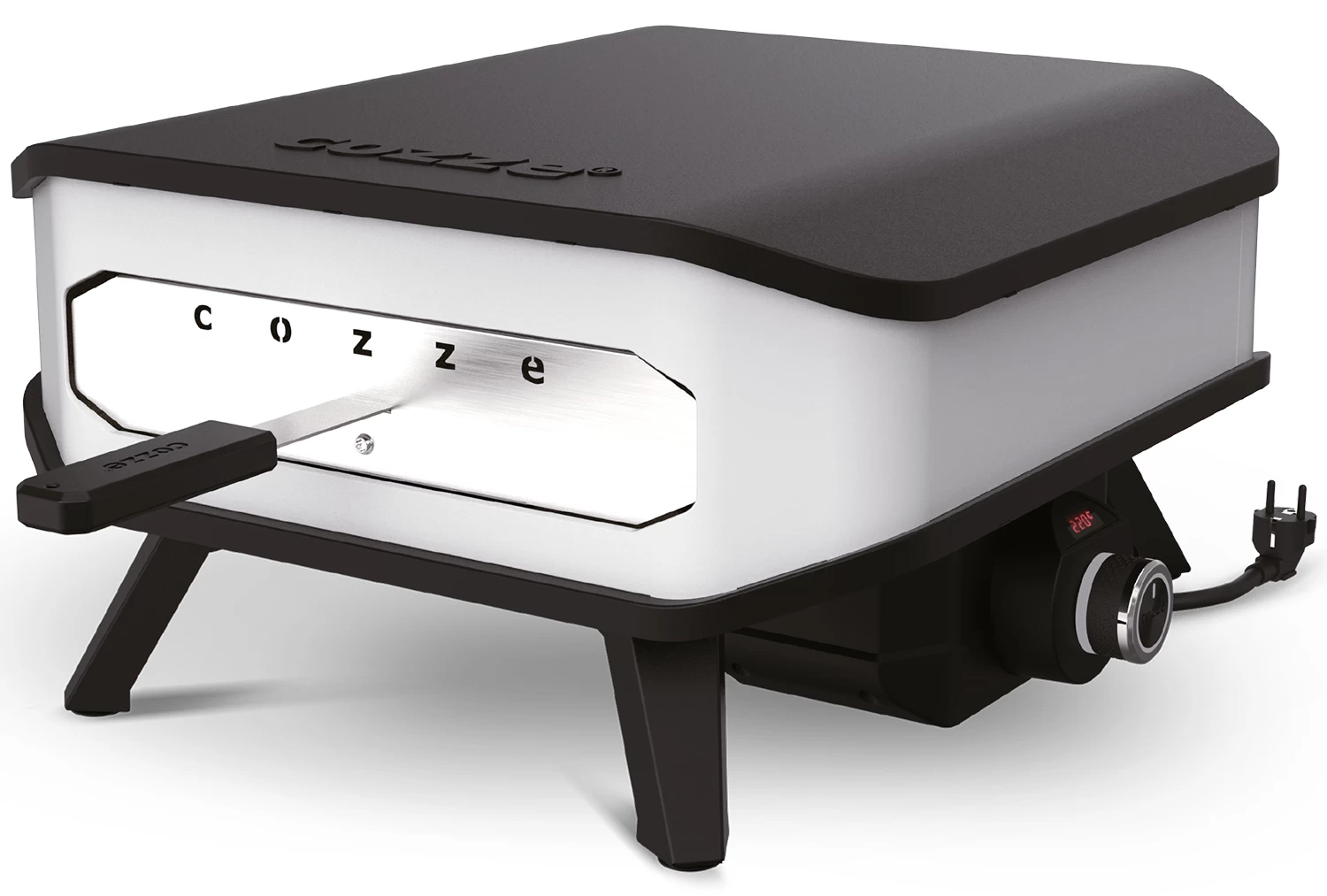 COZZE Pizzaofen Elektrisch 34 Cm (13") - Inkl. Pizzastein & Hitzeschild 4 COZZE Pizzaofen Elektrisch 34 Cm (13") - Inkl. Pizzastein & Hitzeschild – Bild 2