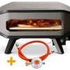 COZZE Pizzaofen Gas 34 Cm (13") - Inkl. Pizzastein -Grillen Im Freien Cozze Pizzaofen Gas 13 Zoll Anschlussset