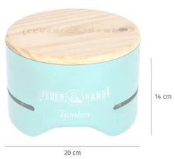 Feuerhand Tischgrill Tamber Lichtgrün -Grillen Im Freien Feuerhand Tischgrill Tamber Lichtgruen Abmessungen