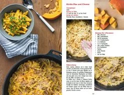 Dutch Oven Vegan - 77 Lieblingsrezepte Für Den Gusseisen Topf -Grillen Im Freien Flammo Dutch Oven Vegan Rezept Kuerbis Mac Cheese