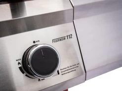 Grillfürst G510G 5-Brenner Gasgrill Mit Hochtemperaturbrenner Und Gusseisen Rosten - Feuerwehr Edition -Grillen Im Freien G510G FW Feuerwehrgrill Foto freigestellt 20