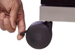 Grillfürst G750G 7-Brenner Doppelkammer - Gasgrill - Eintracht Frankfurt Edition - Gusseisenroste -Grillen Im Freien Gasgrill Rollen Unterschrank schwarz