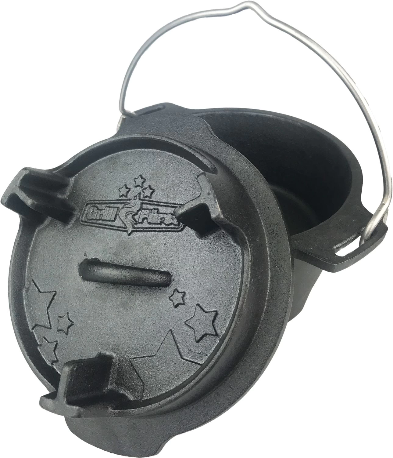 Grillfürst Dutch Oven Set BBQ Edition DO2 - X-DEAL Inkl. Tragetasche / Aufbewahrungstasche, Gusseisen Pflege Und Deckelheber 4 Grillfürst Dutch Oven Set BBQ Edition DO2 - X-DEAL Inkl. Tragetasche / Aufbewahrungstasche, Gusseisen Pflege Und Deckelheber – Bild 2