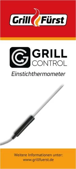 Napoleon Prestige Pro 825-3 Edelstahl Gasgrill Inkl. Drehspieß Und Bodenbeleuchtung - Modell 2023 - SMART Deal Inkl. Grillfürst Grill Control Mit Companion Device Und Einstichthermometer -Grillen Im Freien Grill Control Einstichthermometer 1