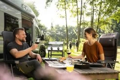 Grillfürst G201E 2-Brenner Gasgrill Portabel V2 - Campinggrill / Balkongrill 50mbar - Inkl. Untergestell -Grillen Im Freien Grillfuerst Campinggrill G201E Gasgrill