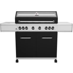 Grillfürst G620E 6-Brenner Gasgrill - 1. FC Köln Edition - Edelstahlroste