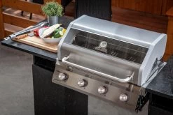 Grillfürst G401G 4-Brenner Einbaugrill Mit Gusseisen Rosten -Grillen Im Freien Grillfuerst Gasgrill G401G einbau grill