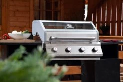 Grillfürst G401G 4-Brenner Einbaugrill Mit Gusseisen Rosten -Grillen Im Freien Grillfuerst Gasgrill G401G einbaugrill