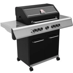Grillfürst G520G 5-Brenner Gasgrill - Eintracht Frankfurt Edition - Gusseisenroste - X-DEAL Inkl. Zubehörpaket -Grillen Im Freien Grillfuerst Gasgrill G520 SGE