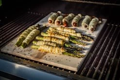 Grillfürst G510G 5-Brenner Gasgrill Mit Hochtemperaturbrenner Und Gusseisen Rosten - Feuerwehr Edition -Grillen Im Freien Grillfuerst Gasgrill Spargel Sausage Teigmantel