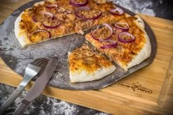 Grillfürst Pizzastein 33 Cm Mit Pizzablech 22 Grillfürst Pizzastein 33 Cm Mit Pizzablech -Grillen Im Freien Grillfuerst Pizzablech Schneidebrett 1