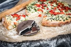 Grillfürst Pizzaschneider / Pizzarad Edelstahl 10cm -Grillen Im Freien Grillfuerst Pizzaschneider
