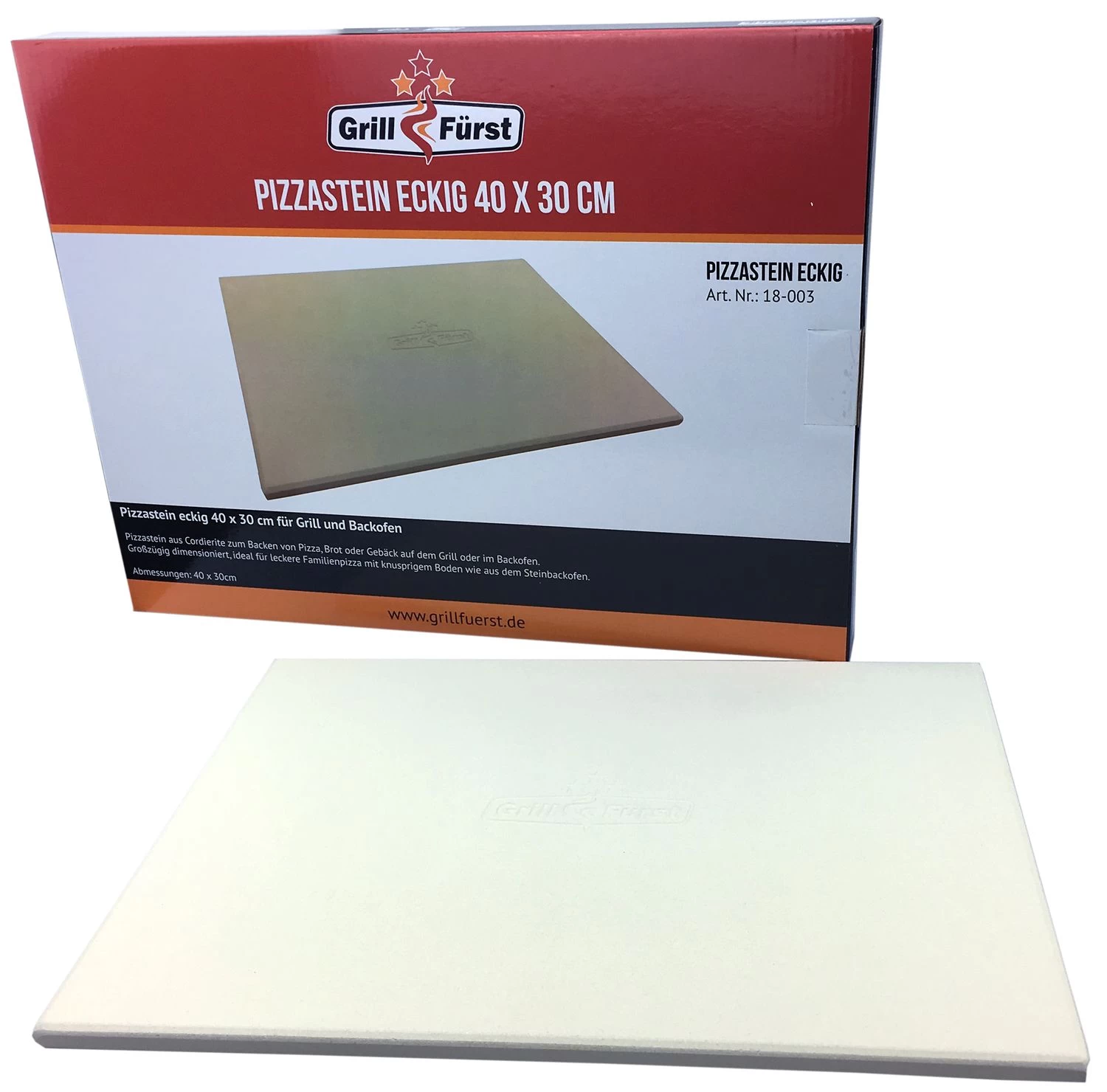 Grillfürst Pizzastein Rechteckig 40 X 30 Cm 3 Grillfürst Pizzastein Rechteckig 40 X 30 Cm