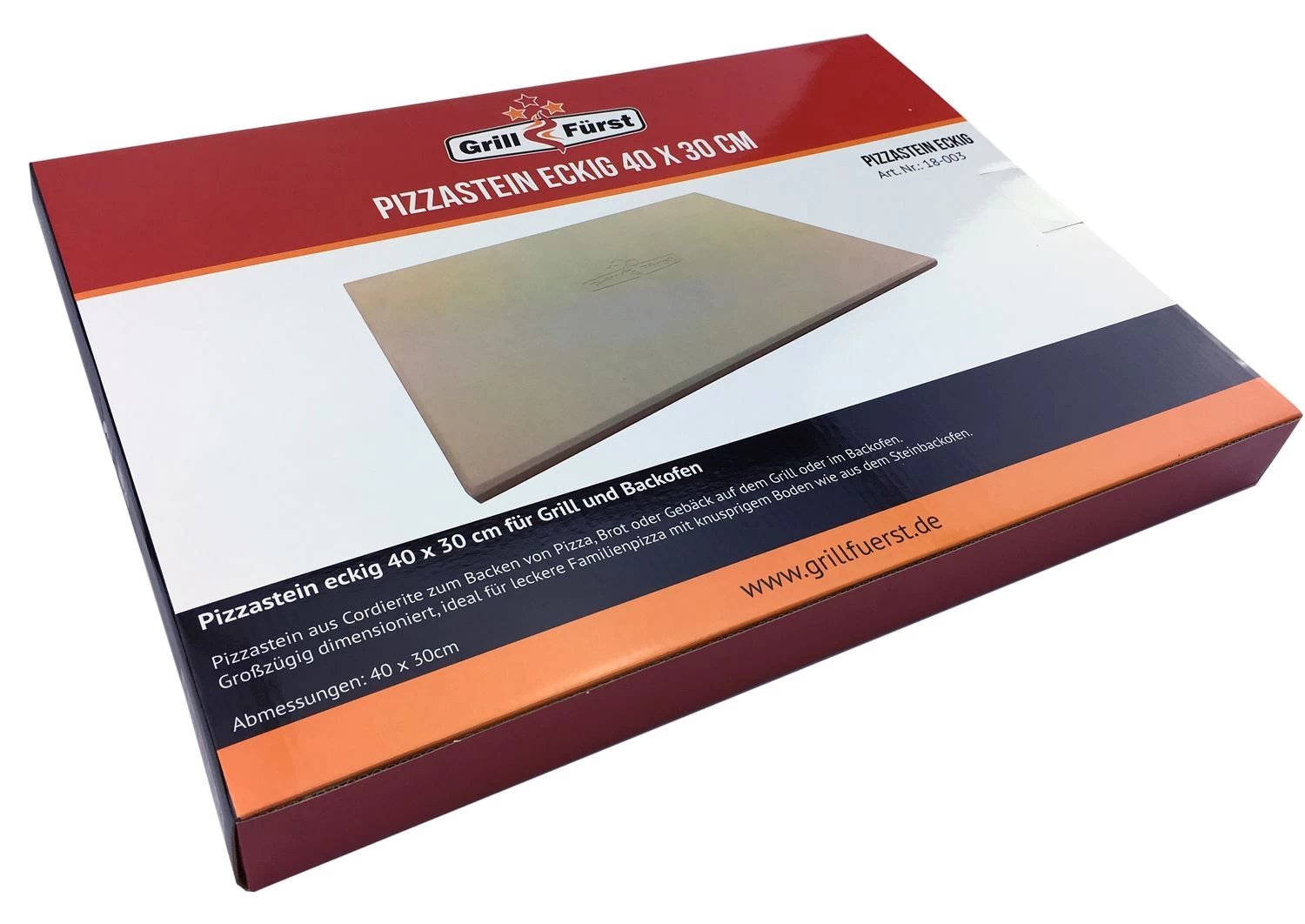 Grillfürst Pizzastein Rechteckig 40 X 30 Cm 8 Grillfürst Pizzastein Rechteckig 40 X 30 Cm – Bild 6