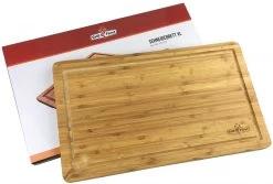 Grillfürst Schneidebrett Set, 2 Kleine Schneidebretter 39 X 26cm, 1 Großes Schneidebrett 50 X 30cm -Grillen Im Freien Grillfuerst Schneidebrett gross Bambus
