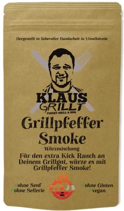 Grillpfeffer Smoke 250 G Beutel By Klaus Grillt