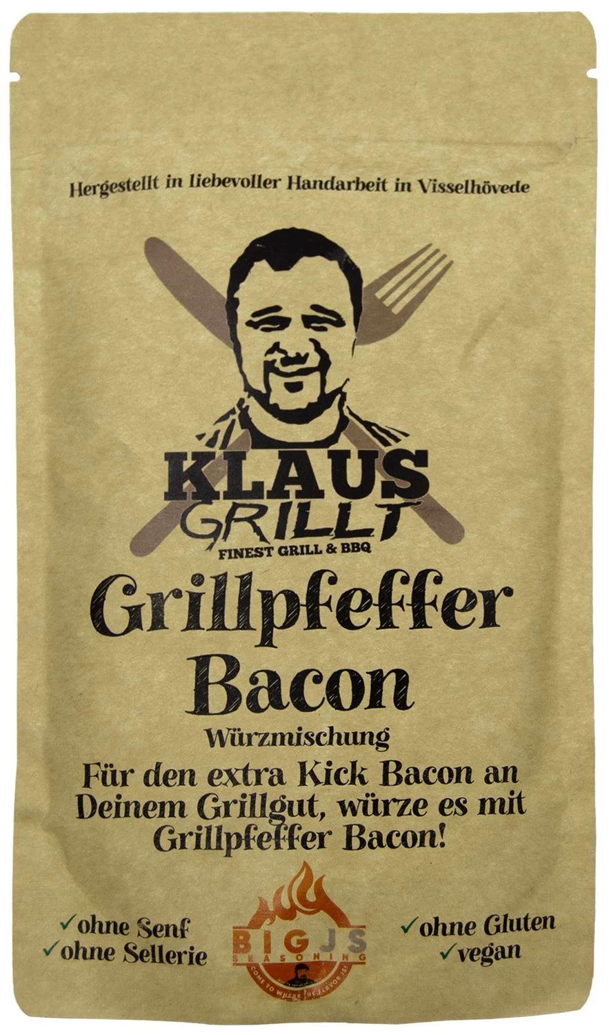 Grillpfeffer Bacon 250 G Beutel By Klaus Grillt 3 Grillpfeffer Bacon 250 G Beutel By Klaus Grillt