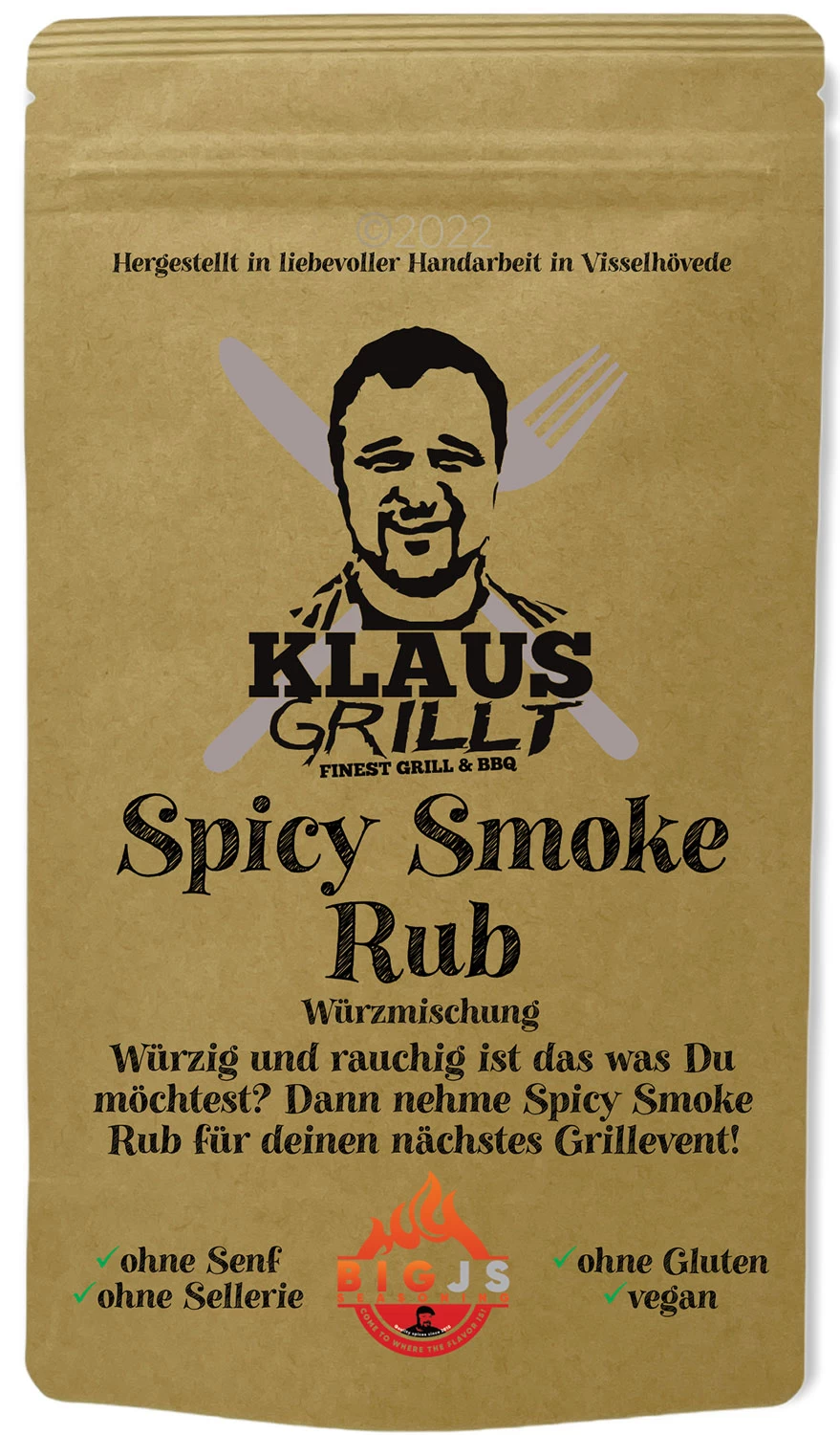 Spicy Smoke Rub 250 G Beutel By Klaus Grillt 3 Spicy Smoke Rub 250 G Beutel By Klaus Grillt