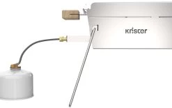 Knister Edelstahl-Gasgrill - Ausziehbarer Kompaktgrill -Grillen Im Freien Knister Edelstahl Gasgrill Kompaktgrill Logo