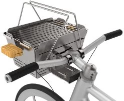 Knister Grill Premium - Ausziehbarer Holzkohle Kompaktgrill -Grillen Im Freien Knister Premium Fahrrad