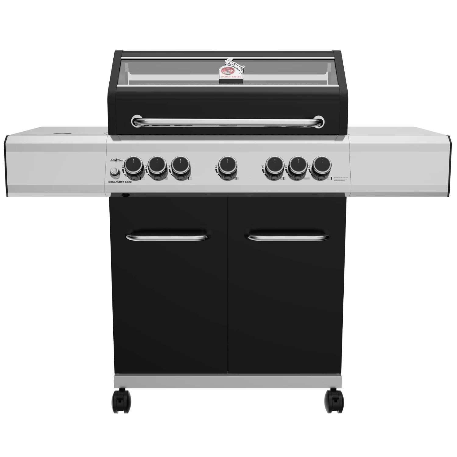 Grillfürst G520G 5-Brenner Gasgrill - 1. FC Köln Edition - Gusseisenroste 3 Grillfürst G520G 5-Brenner Gasgrill - 1. FC Köln Edition - Gusseisenroste