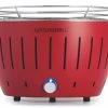 LotusGrill S - Holzkohle Tischgrill - Feuerrot Inkl. Tasche -Grillen Im Freien LotusGrill S Tischgrill Feuerrot RO 280 gross