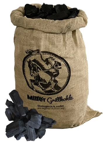 Miller Grillkohle Steakhouse-Kohle 10 Kg (im Jutesack) 3 Miller Grillkohle Steakhouse-Kohle 10 Kg (im Jutesack)