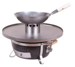 Monolith Wok-Krone / Wok-Aufsatz Für Alle Monolith Feuerplatten -Grillen Im Freien Monolith Keramikgrill Icon Feuerplatte Krone Wok