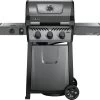 Napoleon Freestyle 365 Gasgrill, Graphit - Mit Seitenbrenner - Modell 2023 - X-DEAL Inkl. Drehspiess -Grillen Im Freien Napoleon Freestyle 365 Gasgrill Seitenkocher F365SBPGT DE