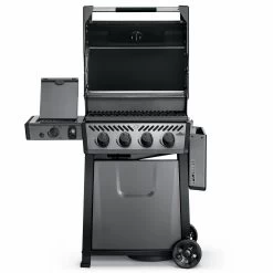 Napoleon Freestyle 425 Gasgrill, Graphit - Mit Sizzle Zone - X-DEAL Inkl. Grillplatte Und Plancha Tool-Set -Grillen Im Freien Napoleon Freestyle 425 SIB abklappbare Seitenablage