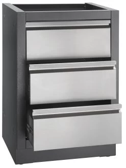 Napoleon Outdoor Küche Oasis 200 Mit Prestige Pro 500 Edelstahl Einbaugrill Ohne Vordefinierte Arbeitsplatte -Grillen Im Freien Napoleon Oasis Outdoor Kueche 2er Schubladenschrank