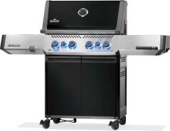 Napoleon Prestige 500 Gasgrill, Schwarz - Mit Safety Glow - Modell 2023 - SMART Deal Inkl. Grillfürst Grill Control -Grillen Im Freien Napoleon Prestige 500 Gasgrill schwarz 1