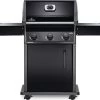 Napoleon Rogue 425 Gasgrill - All Black - Modell 2023 - Inkl. Abdeckhaube Und Grillplatte